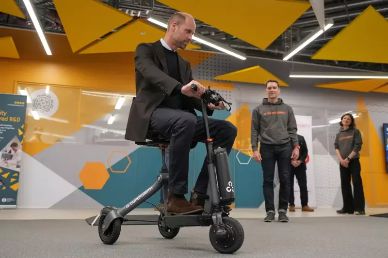 Prince William Tests Revolutionary Mobility Scooter at Bristol Robotics Lab