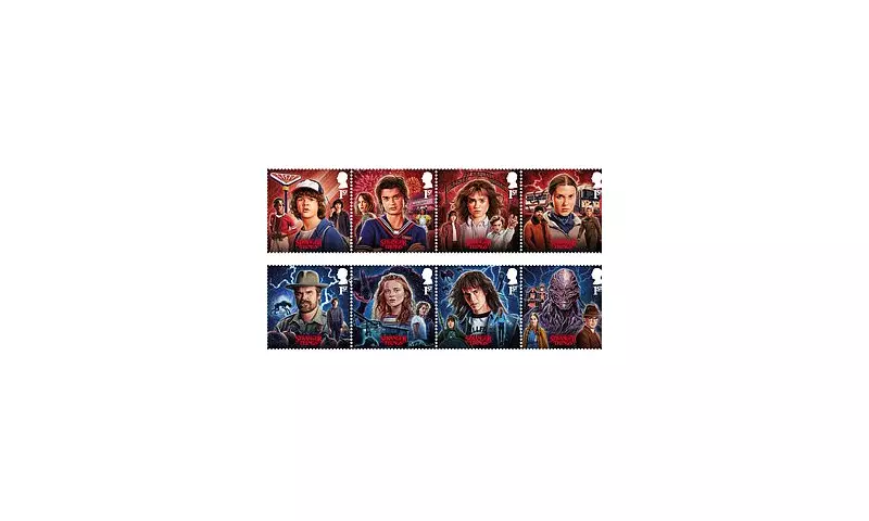 Royal Mail Launches Stranger Things Stamps to Mark Show's Finale