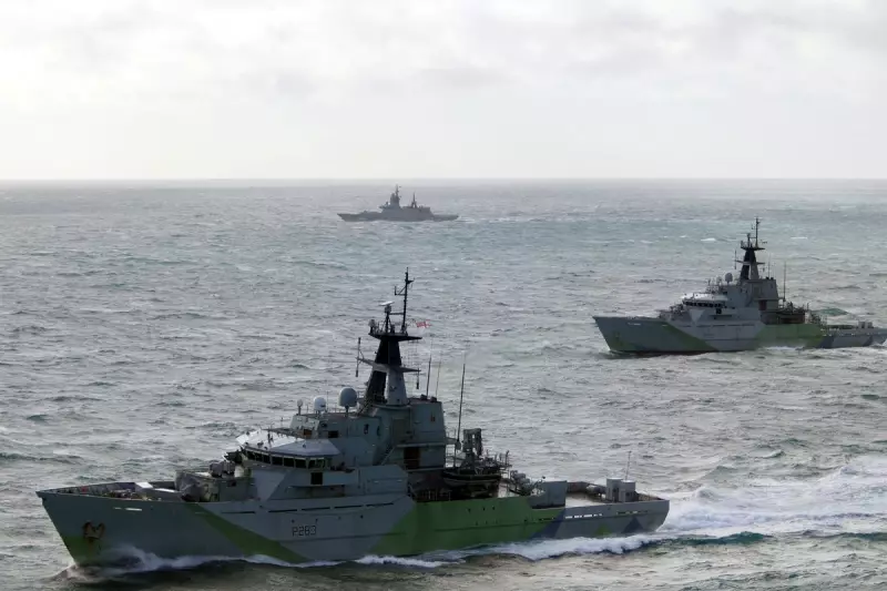 Royal Navy Shadows Russian Warships in Channel, NATO Coordinates Response