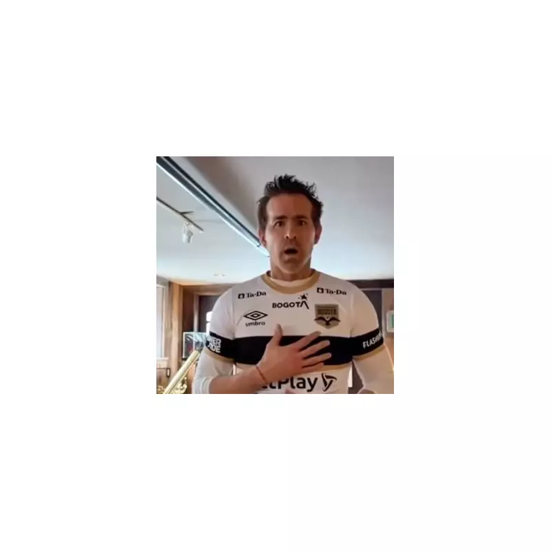 Ryan Reynolds Unveils Inter Bogotá's New Kit After Major Football Club Rebrand