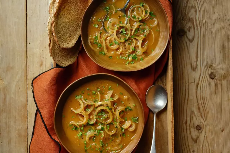 Ryan Riley's Quick French Pickled Onion Soup Recipe for Winter Comfort