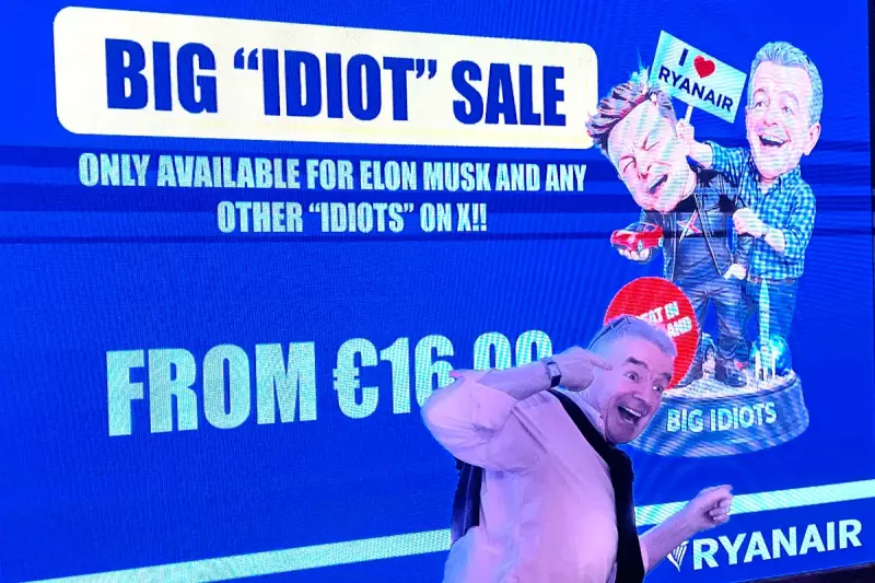 Ryanair's Michael O'Leary Challenges Elon Musk to Arm-Wrestle Over Starlink Feud