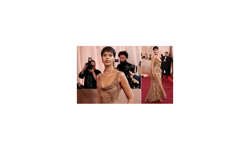 Sabrina Elba Stuns in Nude Gown at Golden Globes 2026 After Idris's Knighthood