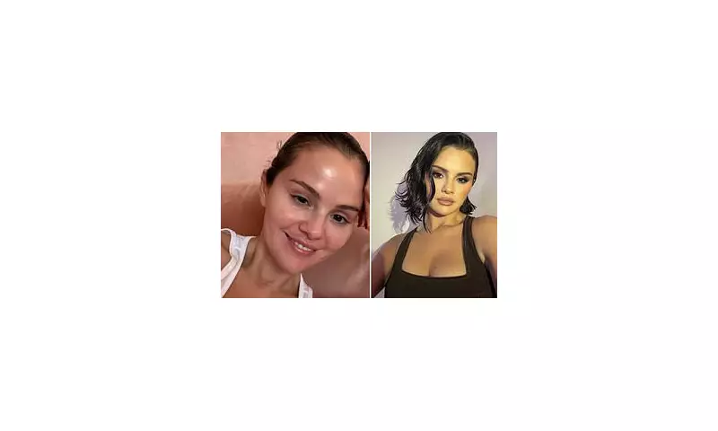 Selena Gomez Shares Makeup-Free Selfie, Contrasts Glam Golden Globes Look