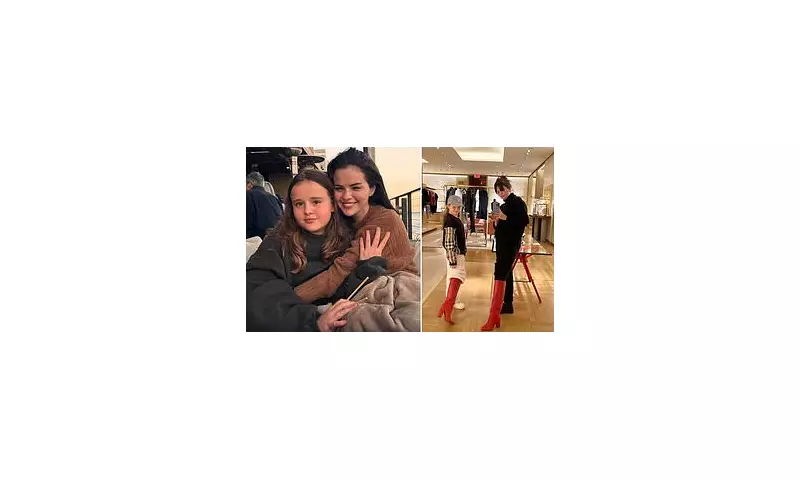 Selena Gomez Shares Sweet Shopping Trip With Sister Gracie in Matching Red Boots