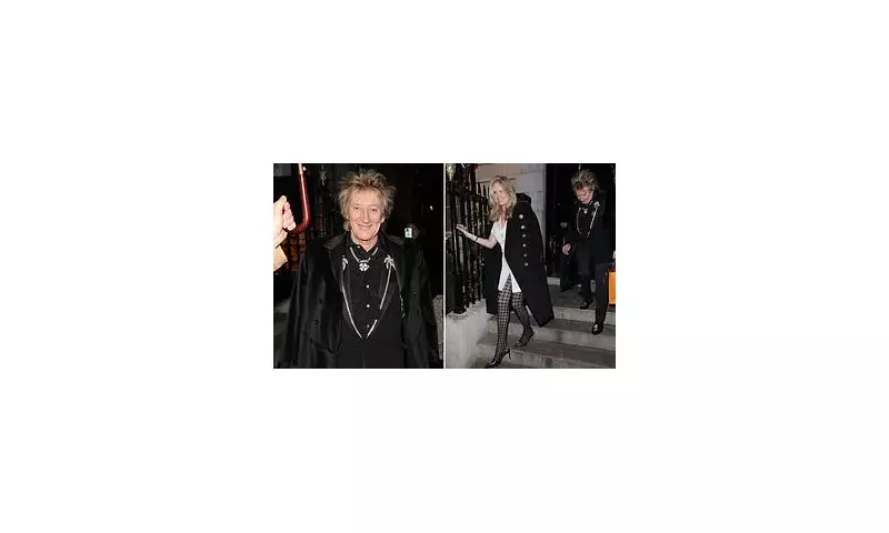 Sir Rod Stewart and Penny Lancaster Enjoy London Date Night After Scottish Karaoke