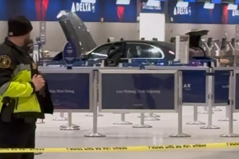 Six Injured as Car Crashes Through Detroit Airport Entrance, Strikes Delta Counter