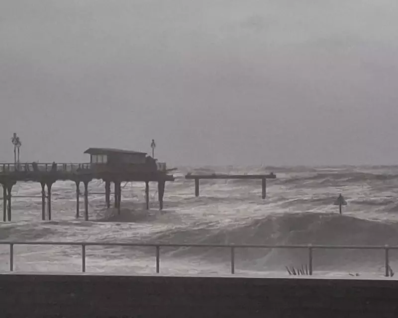 Storm Ingrid Destroys Section of Historic Teignmouth Pier