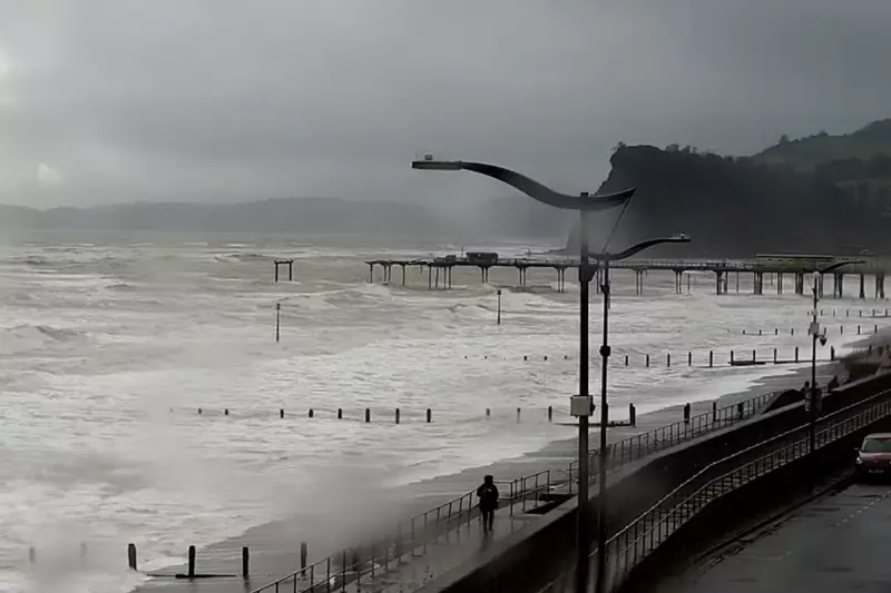 Storm Ingrid Ravages Historic Teignmouth Pier Amid Triple UK Weather Alerts