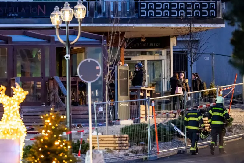 Swiss Ski Resort Fire: 40 Dead, 100 Injured in Crans-Montana New Year's Blaze
