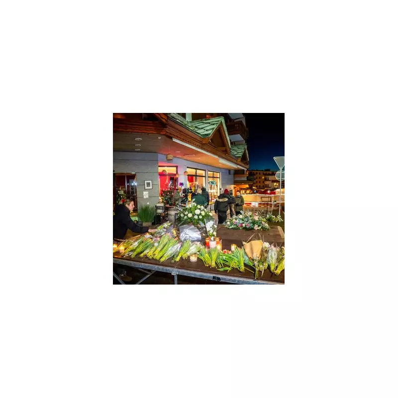 Swiss Ski Resort Fire: 40 Dead as Makeshift Memorial Grows in Crans-Montana