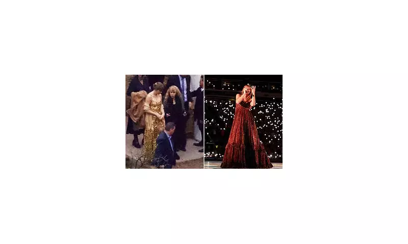 Taylor Swift's Golden Wedding Gown Sparks Fan Debate and Evermore Nostalgia