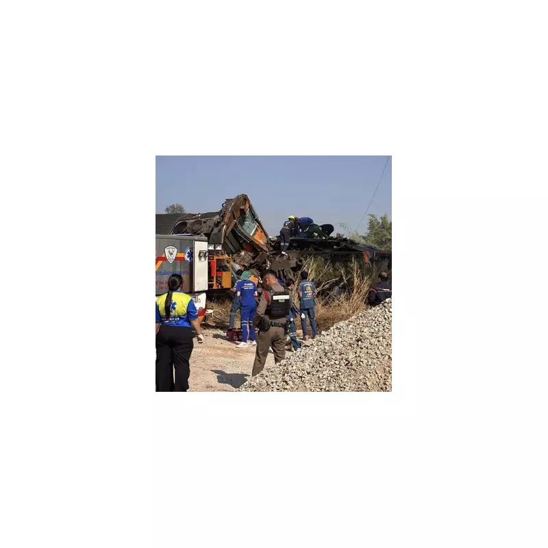 Thailand Crane Collapse: 22 Dead as Train Hit in Nakhon Ratchasima