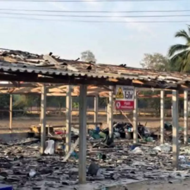 Thailand Fireworks Factory Explosion Kills Worker, Injures Three in Suphanburi