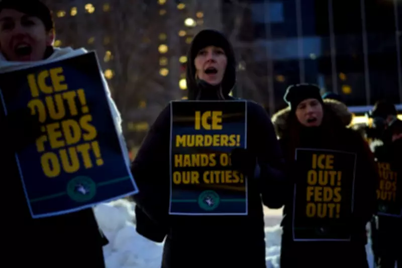 Thousands Brave Freezing Temperatures for Anti-ICE Protests in New York City