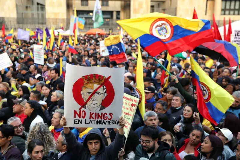 Thousands Protest in Colombia Against Trump's Military Threats in South America