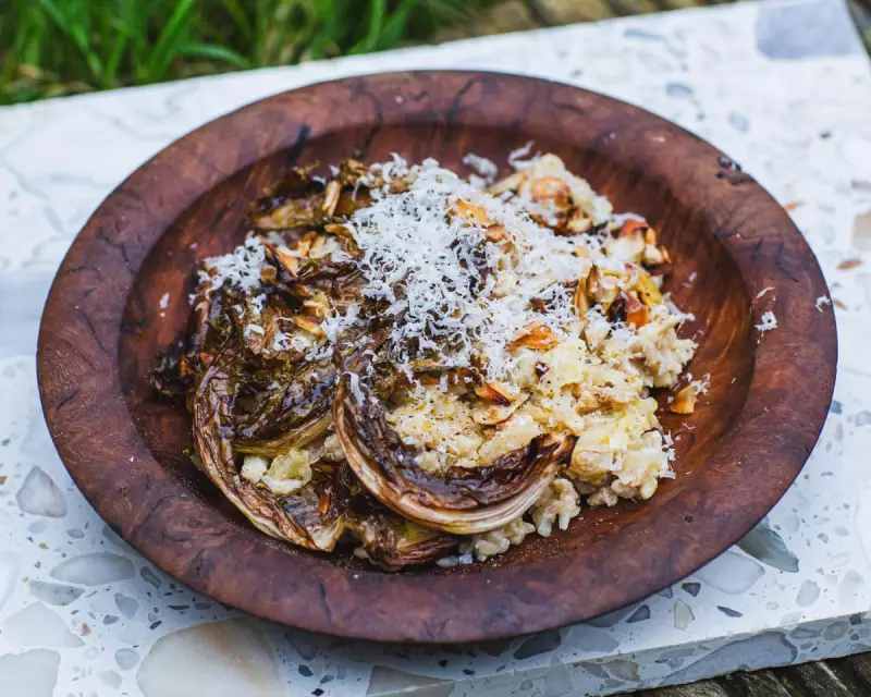 Tom Hunt's Cauliflower Almond Risotto: A Low-Carb, Zero-Waste Recipe
