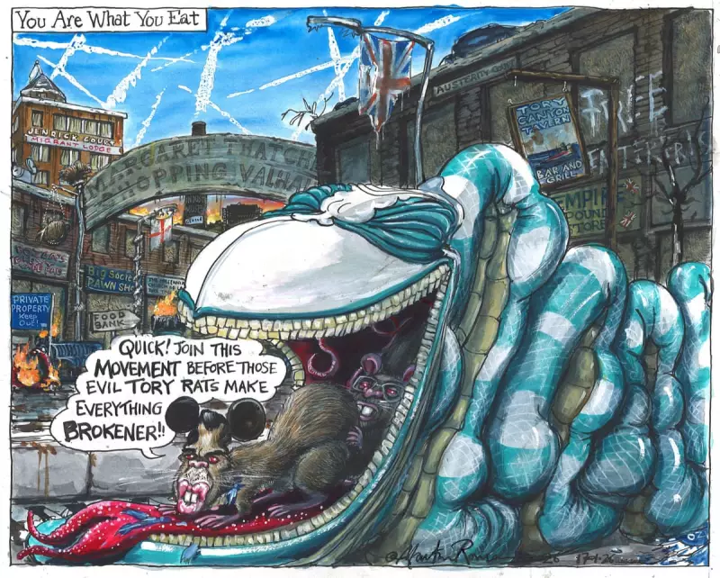 Tory Defections to Reform UK Spark Crisis: Cartoonist Rowson's Take