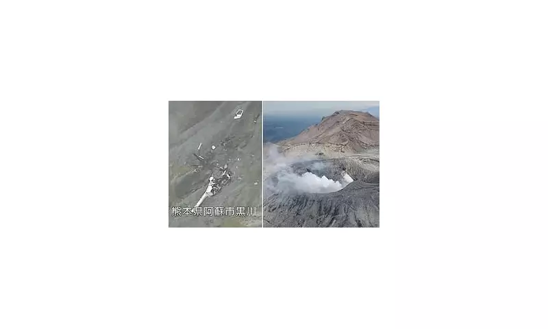 Tourist Helicopter Wreckage Found in Japan's Mount Aso Crater After Disappearance
