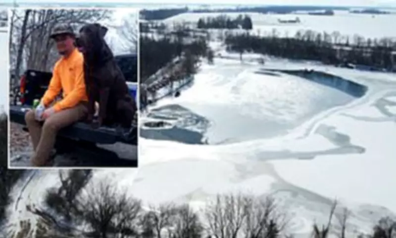 Tragic Hero: Young Man Dies Saving Dog from Icy Pond in Illinois