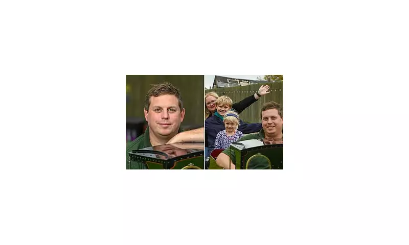 Train Enthusiast Builds 660-Yard Miniature Railway in His East Yorkshire Garden