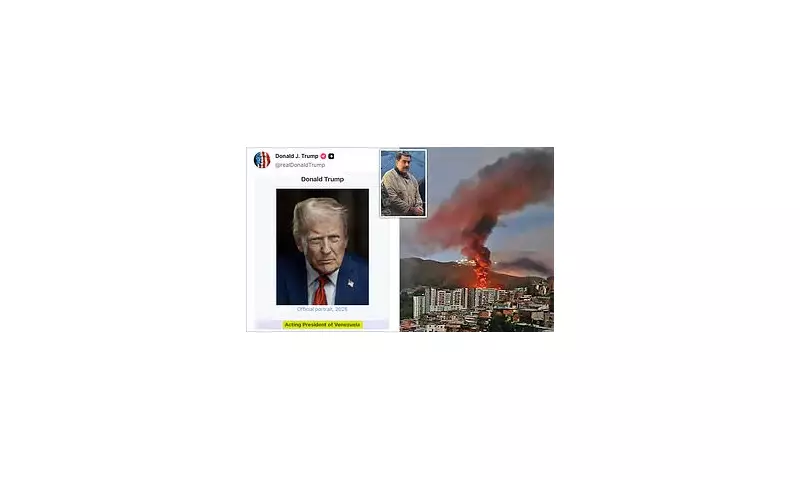 Trump Claims 'Acting President' Role in Venezuela Amid $100bn Oil Push