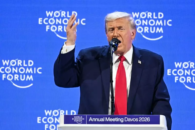 Trump Demands Greenland Purchase in Davos Speech While Attacking NATO and Europe