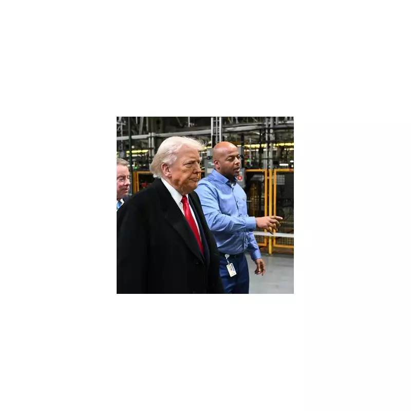 Trump's Detroit Outburst: Swearing and Obscene Gesture at Factory Worker