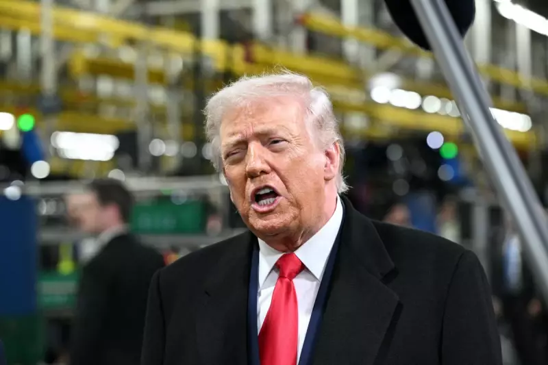 Trump's Obscene Gesture at Ford Plant Heckler: 'Pedophile Protector' Taunt Sparks Fury