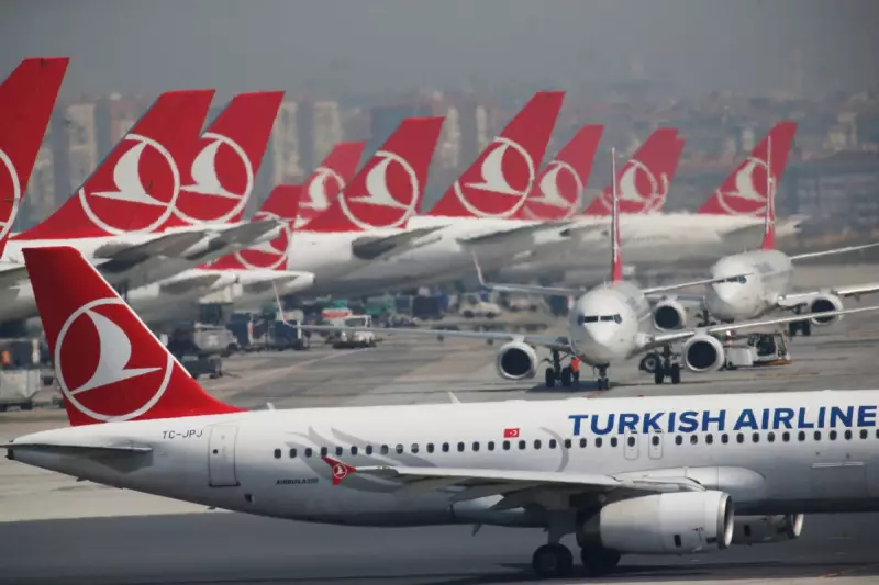 Turkish Airlines Flight Diverts to Barcelona Over Fake Bomb Threat Wi-Fi