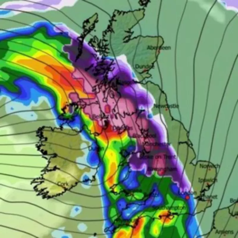 Twin Blizzards Set to Bury Britain in 48-Hour Snow Bomb as Maps Reveal 14-Inch Forecast