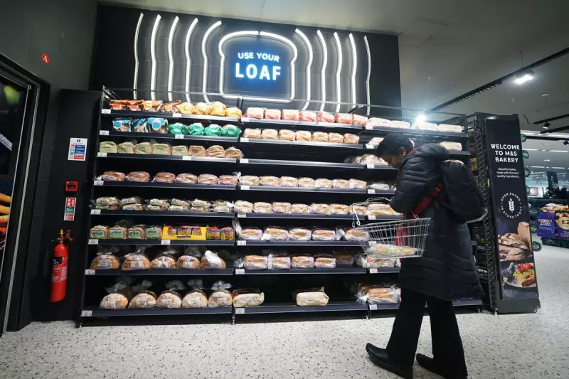 UK Inflation Climbs to 3.4% in December as Food and Tobacco Costs Surge