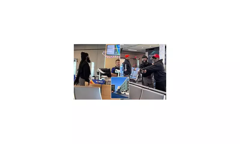 UK Traveller's Airport Meltdown Caught on Camera Amid US Bomb Threat