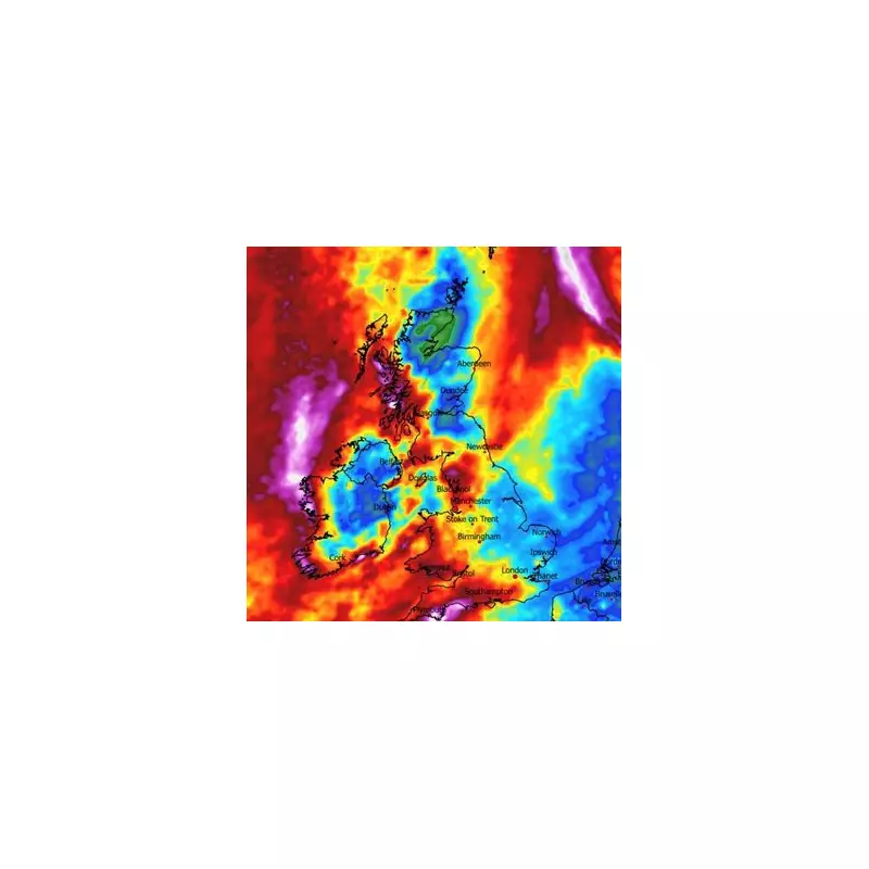 UK Weather: Apocalyptic Maps Show 1.7 Inches of Rain to Hit Millions