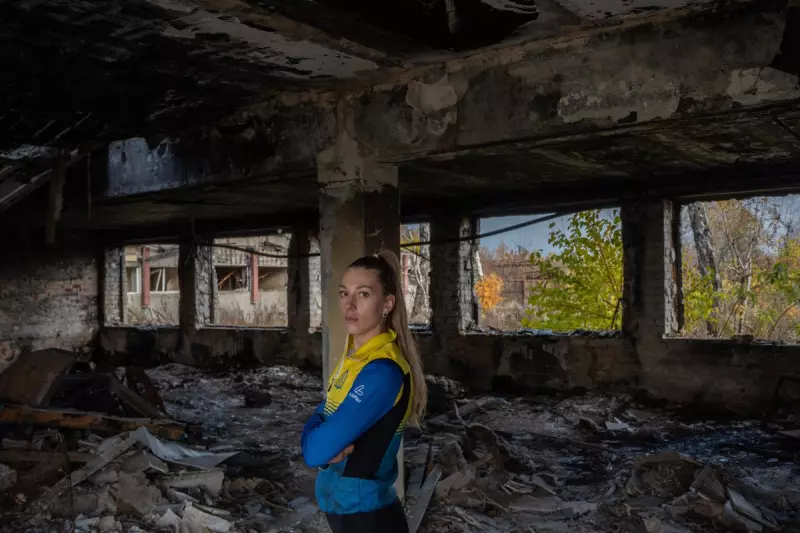 Ukraine's Chernihiv Olympic Centre in Ruins, Yet Training Defiantly Continues