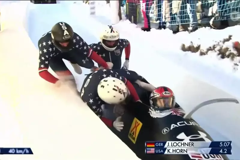 US Bobsled Team's Dramatic Crash: Three Athletes Fail to Board in St. Moritz