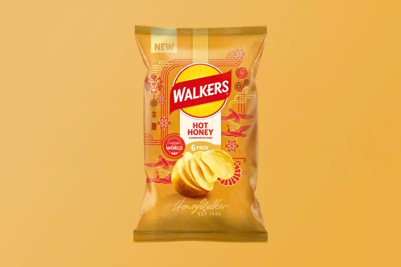 Walkers' Hot Honey Crisps Spark Office Debate as Brand Unveils 2026 Rebrand