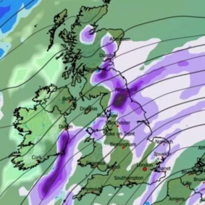 Weather Maps Forecast 'Beast from the East' Snowstorm to Engulf 90% of UK in February