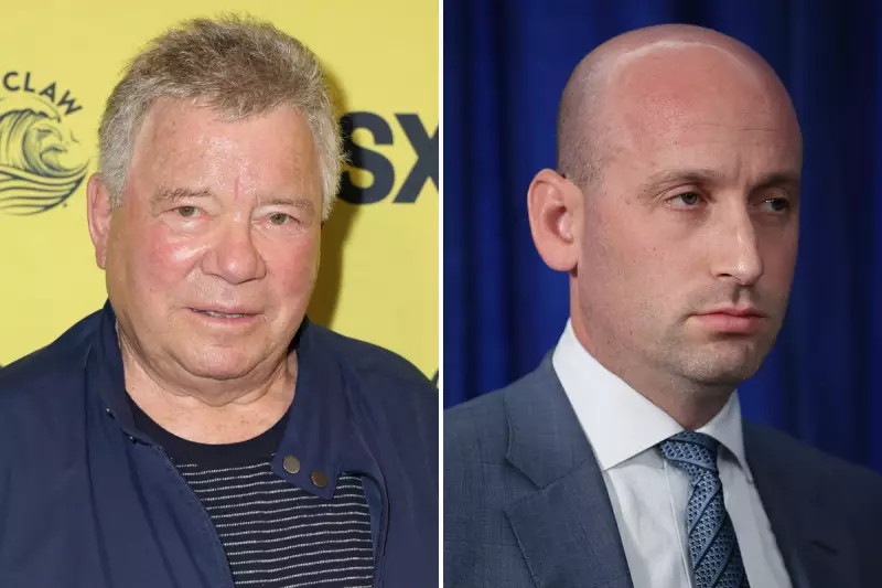 William Shatner Mocks Stephen Miller's Plea to Save 'Woke' Star Trek Series