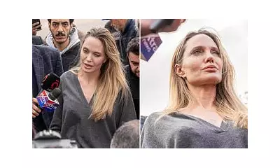 Angelina Jolie Visits Egypt-Gaza Border to Meet Injured Palestinians