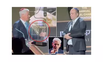 Billionaire Bill Ackman Presents Golden Menorah to Bondi Hero Ahmed Al-Ahmed