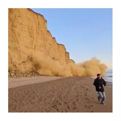 Dramatic West Bay Cliff Collapse: 'Miracle' No One Hurt in Jurassic Coast Rockfall