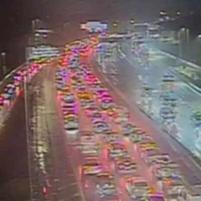 M60 Gridlock: Two Lanes Blocked After Crash, 40-Minute Delays Reported