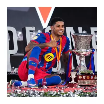 Marcus Rashford's Barcelona Trophy Joy Overshadowed by Raphinha's Brilliance