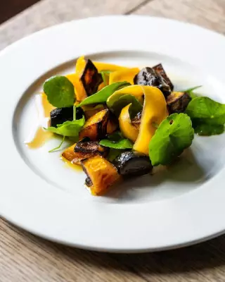 Mark Hix's Roast Pumpkin & Pickled Walnut Salad: A Winter Recipe