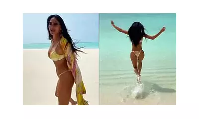 Nicole Scherzinger, 47, flaunts bikini body in Maldives with fiancé Thom Evans