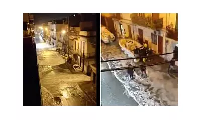 Storm Harry Unleashes Tsunami-Style Surges on Sicily, Forcing Evacuations