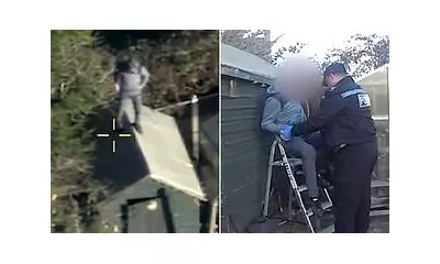 Suspected Thief's Roof-Top Escape Foiled by Police Helicopter in Doncaster