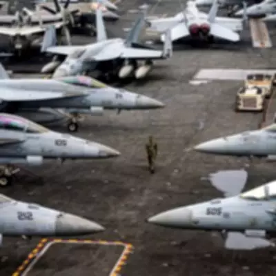 Trump's 'Massive Armada' Expands as USS Delbert D Black Joins Middle East Fleet