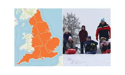 UK Braces for Week-Long Arctic Freeze as Temperatures Plummet to -10C
